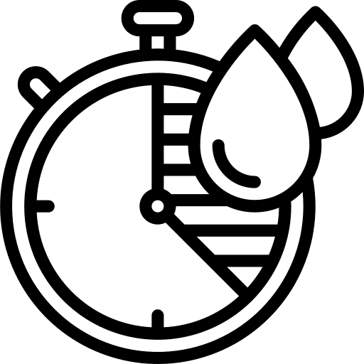 Quick dry dry quick dry timer icon