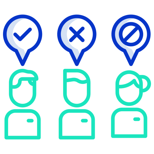 Feedback man reaction user icon