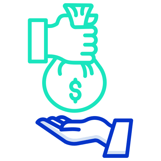 Loan loan donation business icon