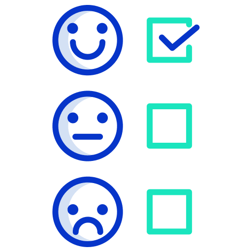 Ratings testimonial customer experience customer icon