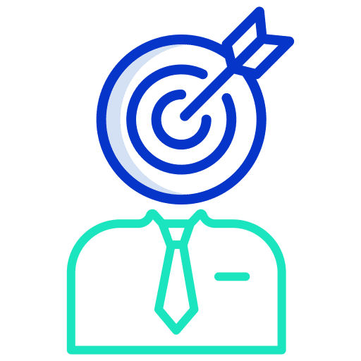 Target business and finance business resources icon
