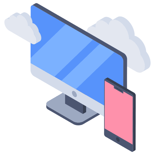 Cloud computing internet credit card computer icon
