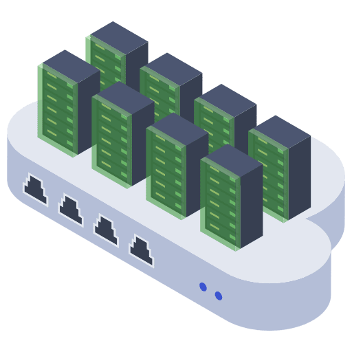 Cloud computing cloud storage monitor icon