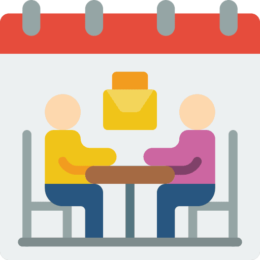 Calendar business day time and date icon