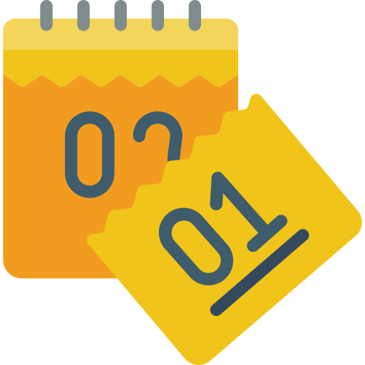 Calendar calendars flipping pages calendar icon