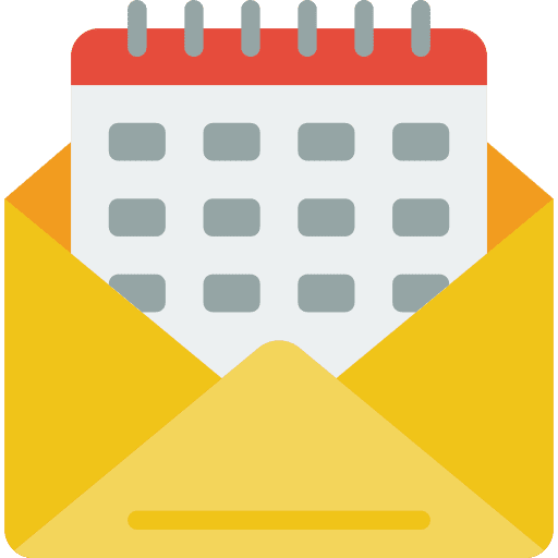 Letter calendar email administration icon