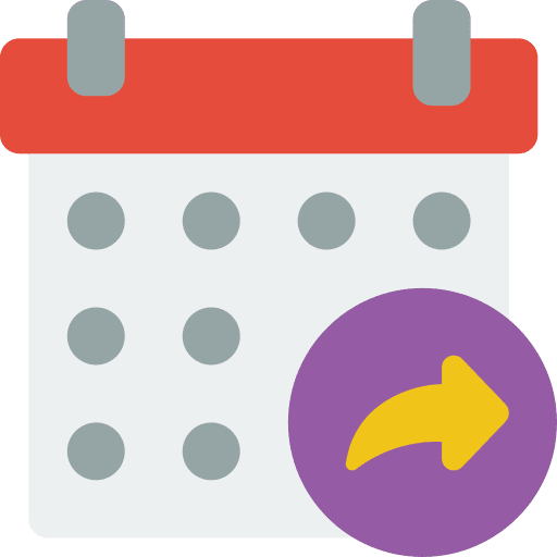 Calendar organization schedule administration icon