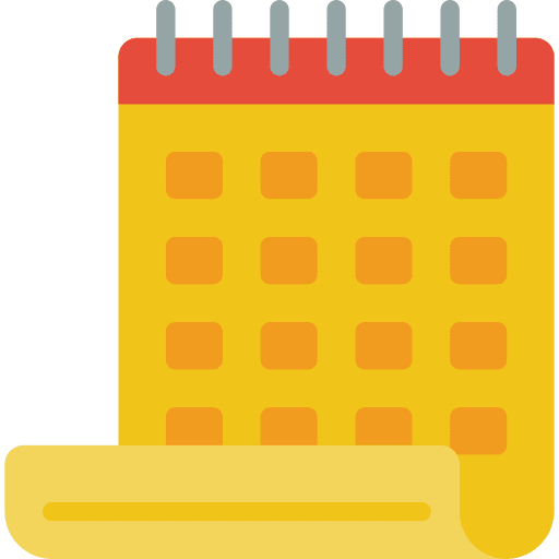 Calendar time calendar interface icon