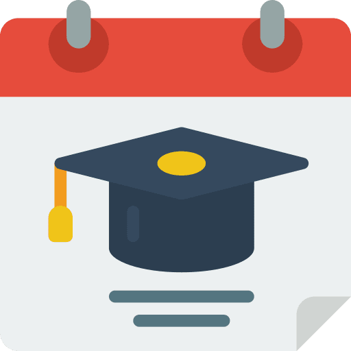 Calendar event time organization icon