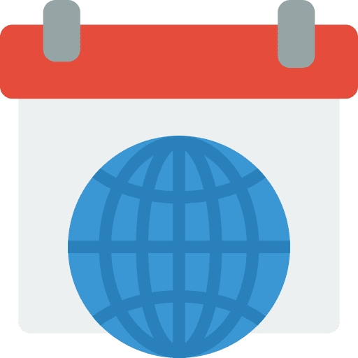 Calendar interface browser calendar icon