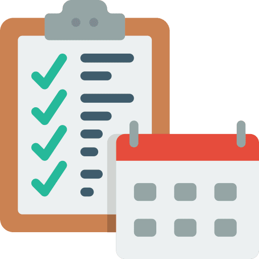 List time interface organization icon