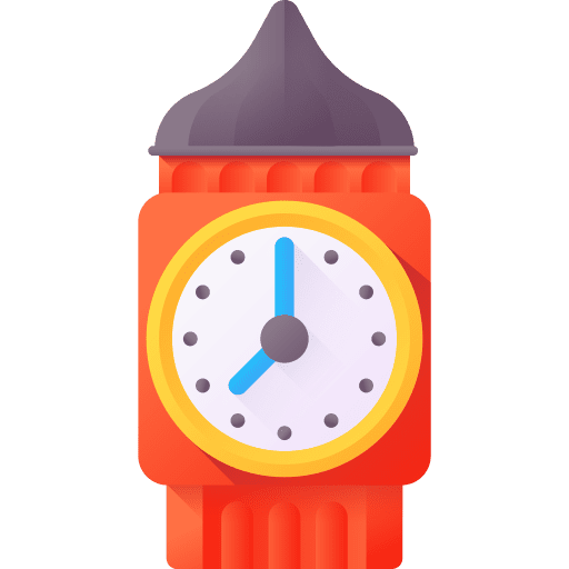 Big ben architecture and city clock big ben icon