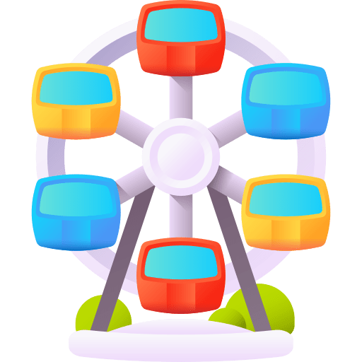 Ferris wheel buildings ferris wheel architecture and city icon