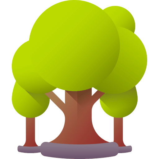 Trees pines woods nature icon