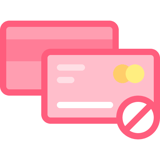 Credit money card payment icon