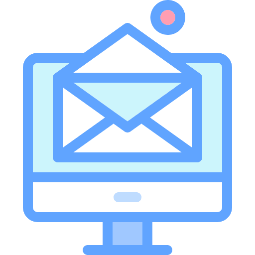 Email message email monitor icon