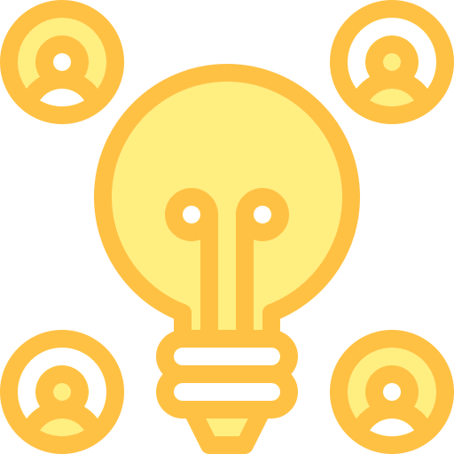 Idea invention light bulb business and finance icon