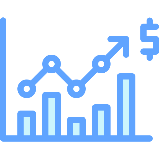 Statistics stats statistics business impact icon