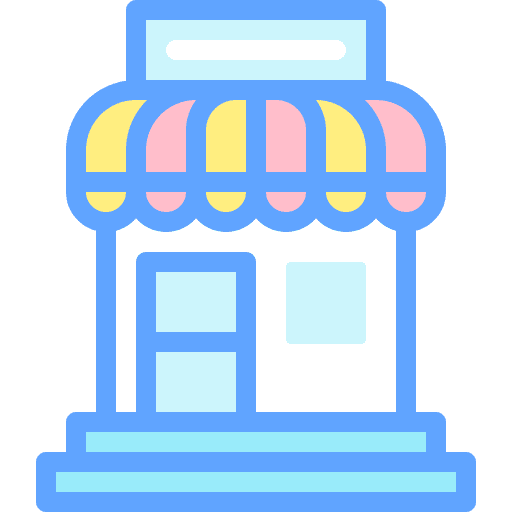 Store food shop store icon