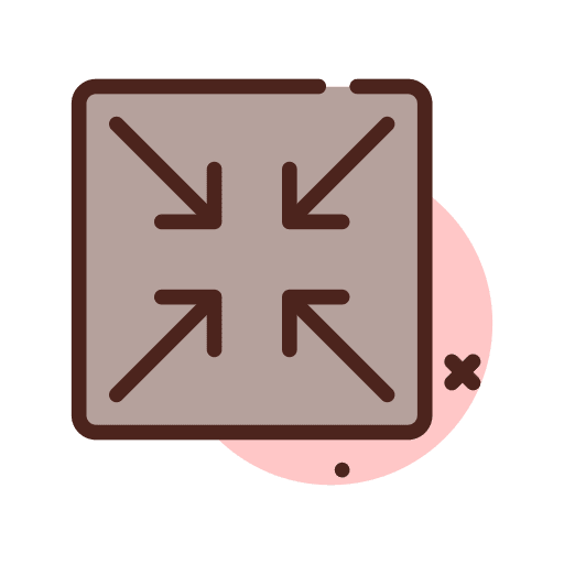 Small reduce screen small icon