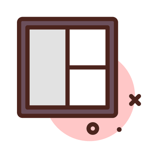 Arrangement workspace web design panel icon