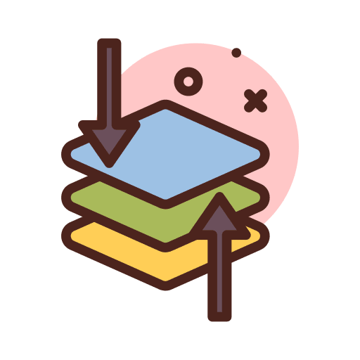 Layers layers arrows interfaces icon