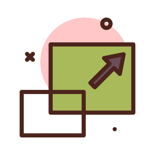 Scale modify edit tools cube icon