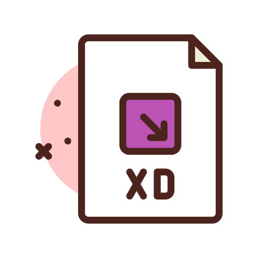 Xd art and design software design icon