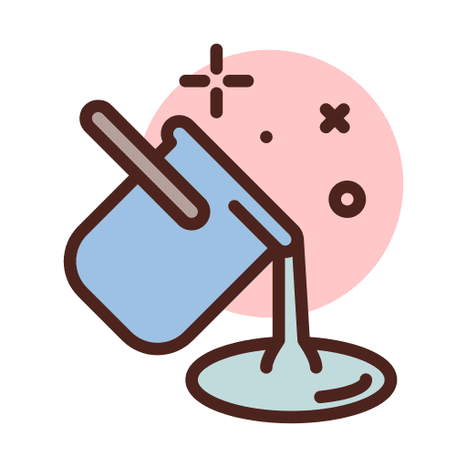 Bucket fill tool cube icon