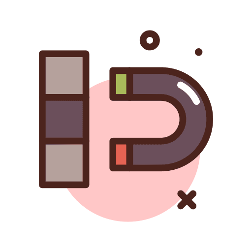 Alignment align magnet graphic icon