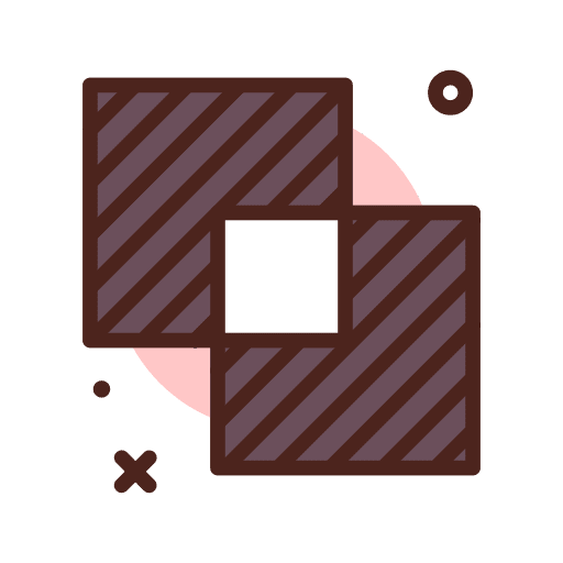 Exclude squares multimedia multimedia option icon