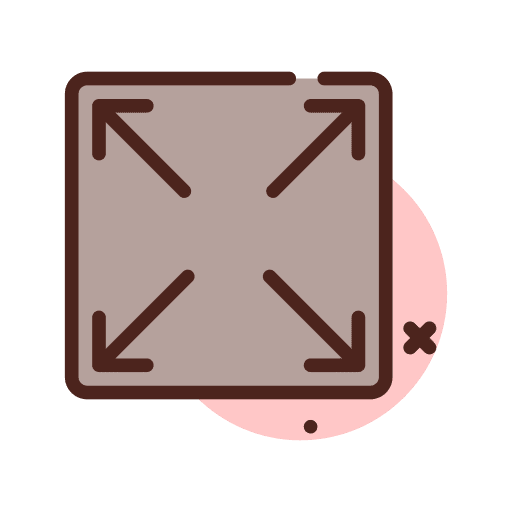 Full screen art and design indicator full screen icon