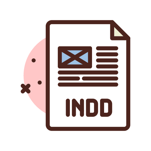Indesign art and design software design icon