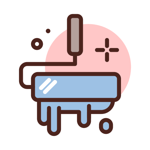 Paint brush paint painting icon