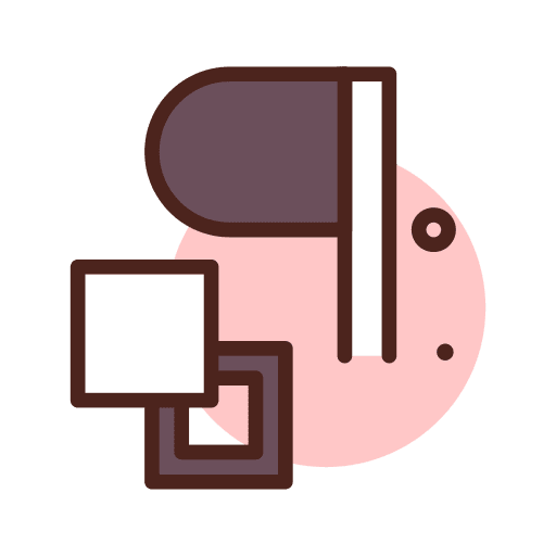 Paragraph colours symbol interface and web icon