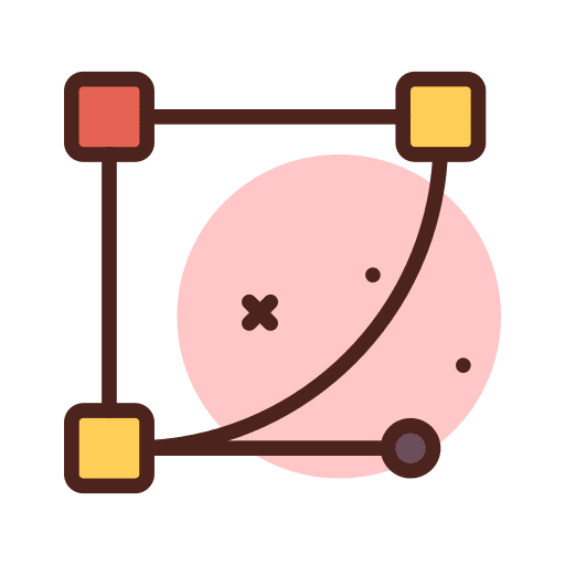 Radius edit tools graphic design vectors icon