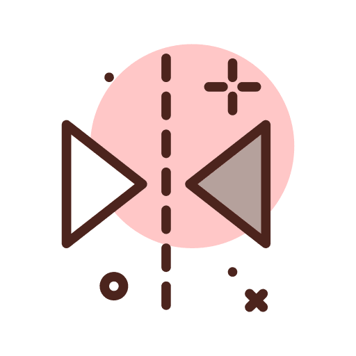 Reflect flip edit tools graphic tool icon