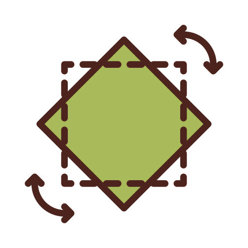 Rotate multimedia option art and design direction icon