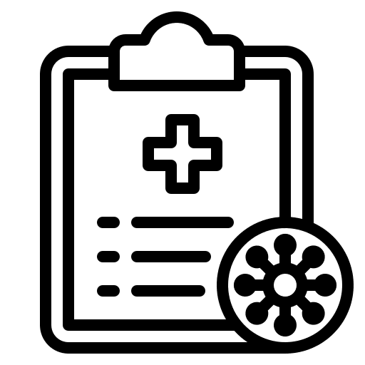 File hospital folder healthcare and medical icon