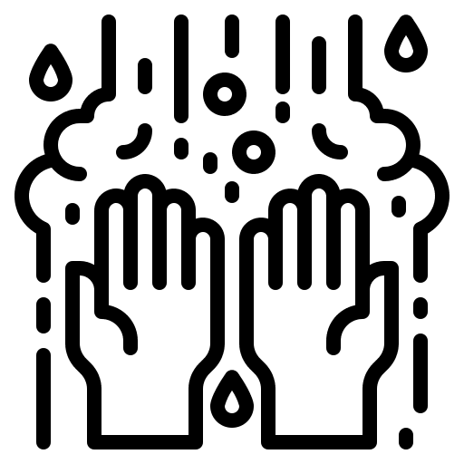 Handwash clean hand wash water icon