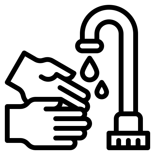 Handwash hygienic washing hands clean icon