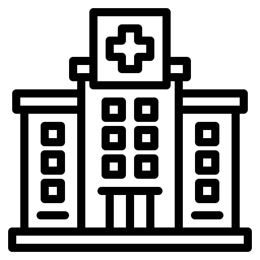 Hospital health health clinic buildings icon