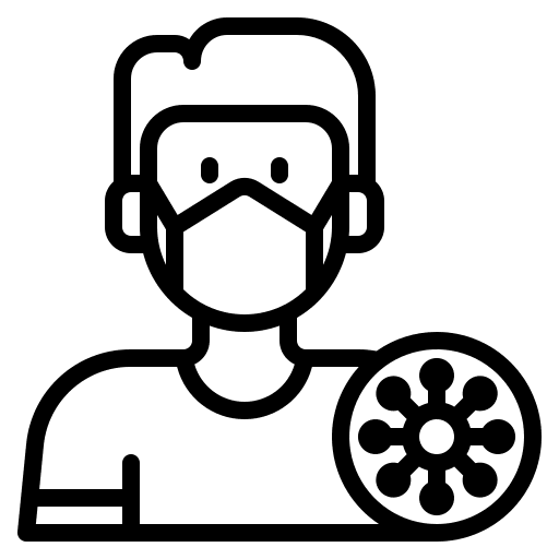 Sick virus covid 19 coronavirus icon