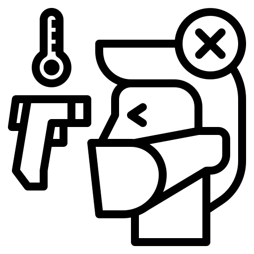 Thermometer thermometer gun infrared covid icon