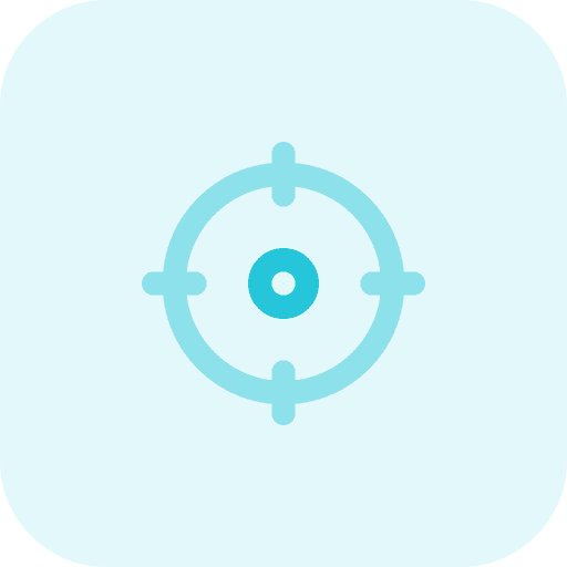 Aim shot focus business icon