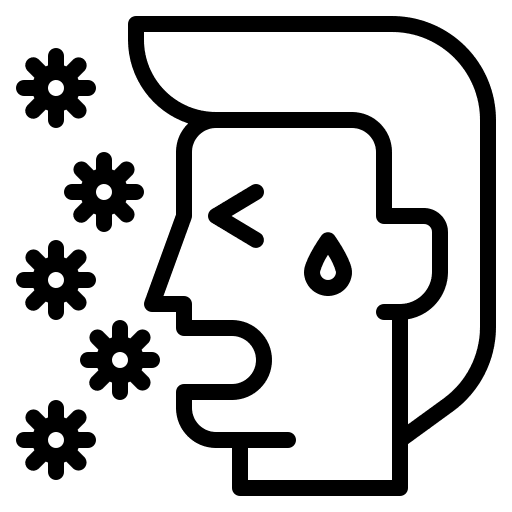 Cough cough sickness healthcare and medical icon