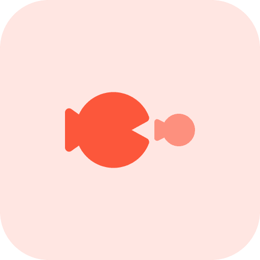 Prey meat fish meats icon