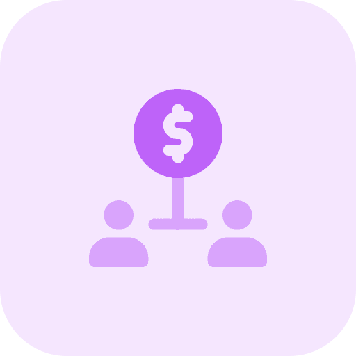 Salary discount money payment icon