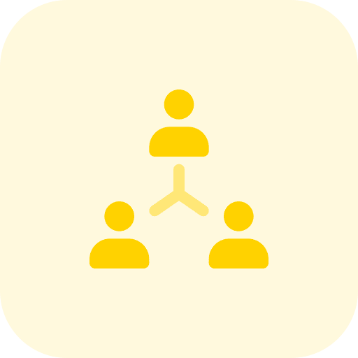 Team teamwork team leadership icon