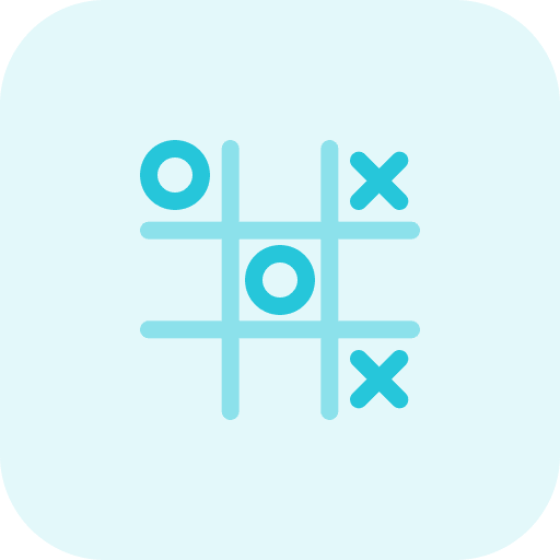Tic tac toe gaming business and finance hobbies and free time icon